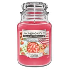 Yankee Sugared Strawberries Candle 538G