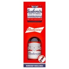 Budweiser Beer 300ml & Socks Gift Set