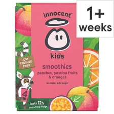 innocent Kids Smoothies Peaches, Passion Fruits & Oranges 4 x 150ml