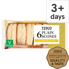 Tesco All Butter Scones 6 Pack