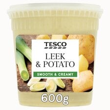 Tesco Leek & Potato Soup 600G