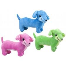 Neon Sausage Dog Soft Toy 61cm (Colours Vary)