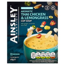 Ainsley Harriott Thai Chicken Lemongrass Cup Soup 3 Pack 69G