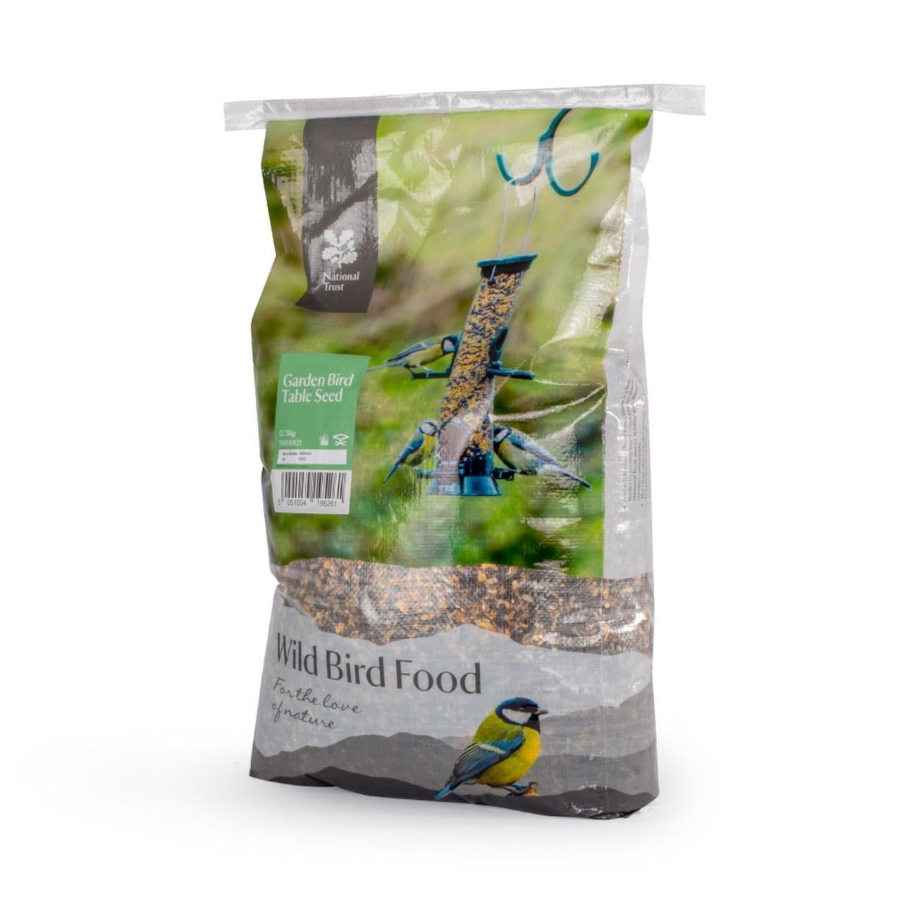 National Trust CJ Wildlife Garden Bird Table Seed 12.75kg