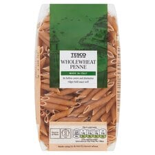 Tesco Whole Wheat Penne Pasta 500G