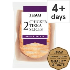 Tesco 2 Chicken Tikka Slices 300G