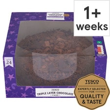 Tesco Triple Layer Chocolate Cake