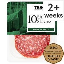 Tesco 10 Salami Slices 100G