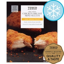 Tesco Breaded Chicken Breast Mini Fillets 300G