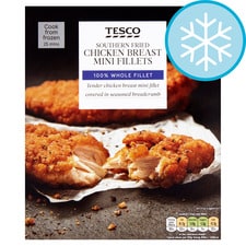 Tesco Southern Fried Chicken Breast Mini Fillets 300G