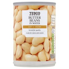 Tesco Butter Beans In Water 400G