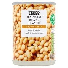 Tesco Haricot Beans In Water 400G