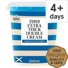 Tesco Extra Thick Double Cream 300Ml