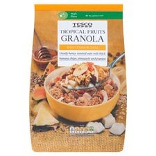 Tesco Tropical Fruits Granola 1Kg