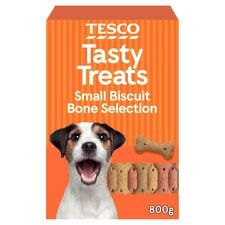 Tesco Small Bite Biscuit Bone Selection 800