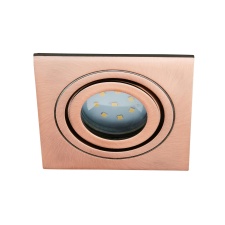 BHS Sym Square Recessed Downlight, Copper