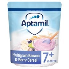 Aptamil Multigrain Banana & Berry Porridge Baby Cereal 7+ Months 200g