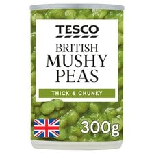 Tesco British Mushy Peas 300G