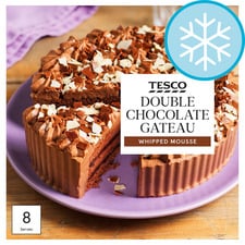 Tesco Double Chocolate Gateau 600G