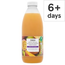 Tesco 100% Squeezed Apple Peach Passion Fruit & Mango Juice 1 Litre