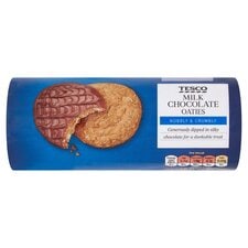 Tesco Chocolate Oaties Biscuits 300G