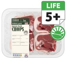 Tesco Fresh Lamb Chops 270G Special Offer