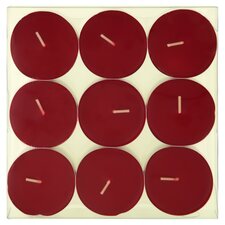 Tesco Unfragranced Maxi Tealights 9Pk