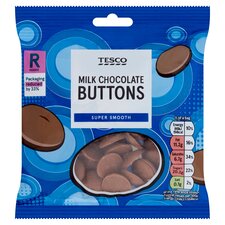 Tesco Milk Chocolate Buttons 70G