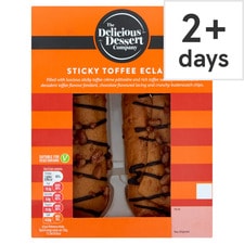 Delicious Desserts Sticky Toffee Eclair 2Pack