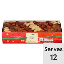 Tesco Cherry Genoa Cake 800G