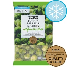 Tesco Frozen Button Brussels Sprouts 1Kg