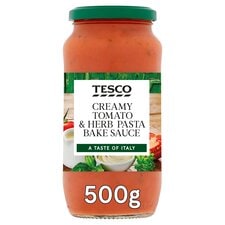 Tesco Pasta Bake Creamy Tomato & Herb 500G