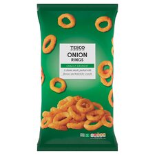 Tesco Onion Rings Snacks 300G