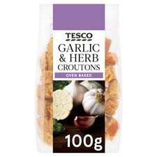 Tesco Garlic & Herb Croutons 100G