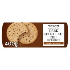 Tesco Chocolate Chip Digestive Biscuits 400G