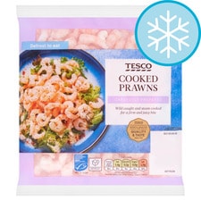 Tesco Cooked & Peeled Prawns 300G