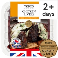 Tesco Fresh Chicken Livers 380G