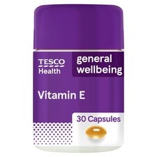 Tesco Health Vitamin E 400 I.U. Capsules 30s