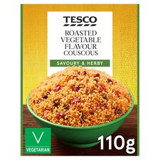 Tesco Roasted Vegetable Flavour Couscous 110G