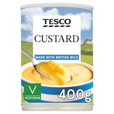 Tesco Ready To Serve Custard 400G