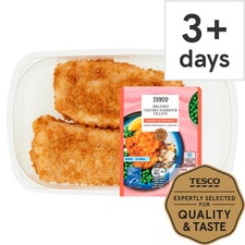 Tesco 2 Breaded Chunky Haddock Fillets 350G