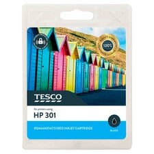 Tesco Remanufactured HP 301 Black Ink Cartridge