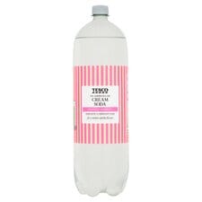 Tesco No Added Sugar Smooth Cream Soda 2 Litre