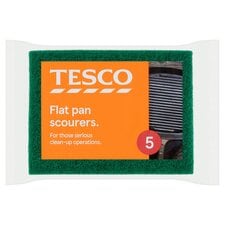 Tesco Pan Scourers 5 Pack