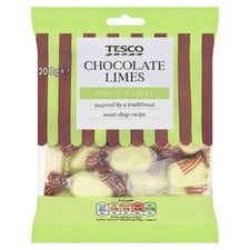 Tesco Chocolate Limes 200G