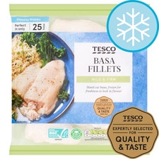 Tesco Basa Fillets 500G