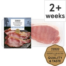 Tesco Unsmoked Back Bacon Rashers 300G