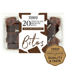 Tesco Chocolate Brownie Bites 20 Pack