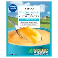 Tesco No Added Sugar Instant Custard Mix 70G