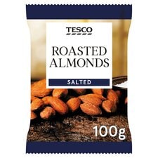 Tesco Roasted & Salted Almonds 100G